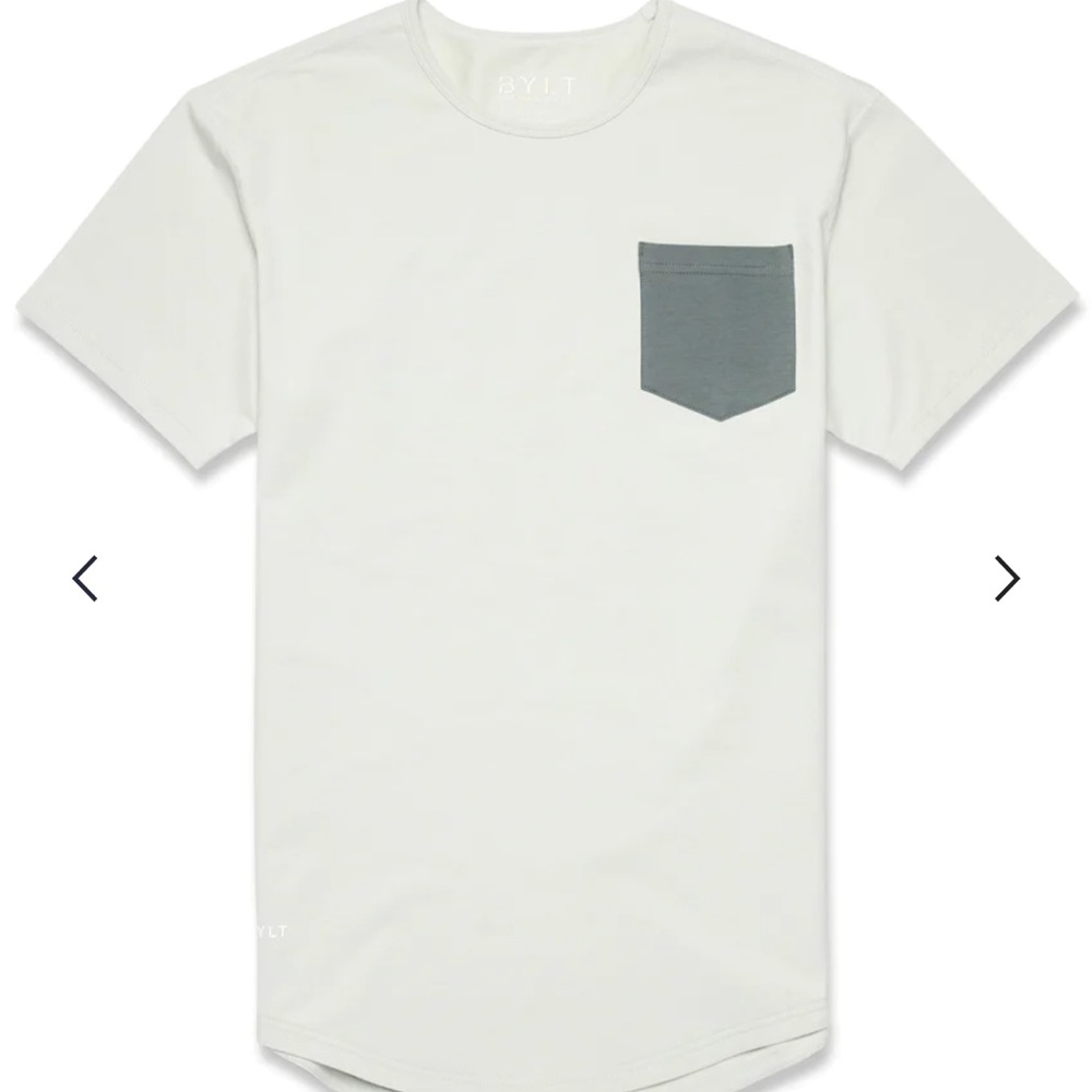 BYLT NWOT drop cut premium lux short sleeve size small